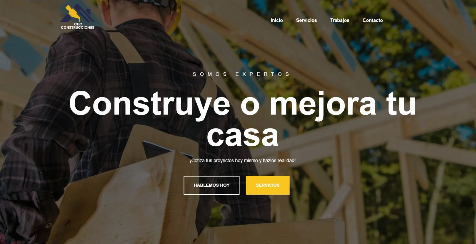 Sitio web Constructora